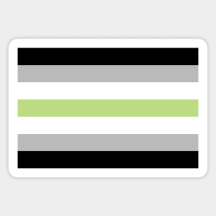 Agender Pride Flag Sticker